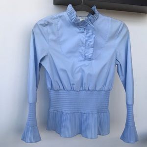 Pleats pls top/ blouse